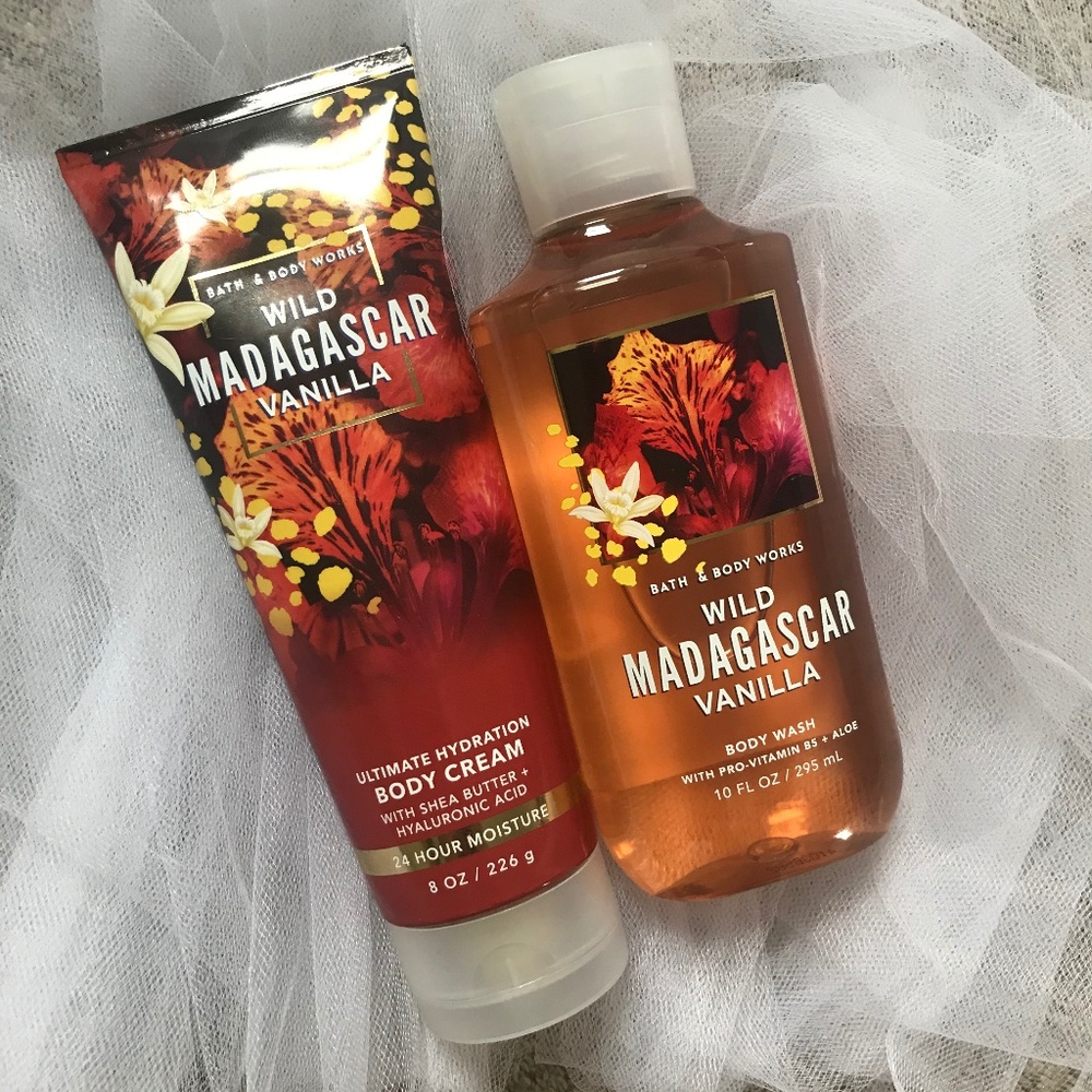 🍒NWT Set of 2 Wild Madagascar Vanilla by Bath & Body Works